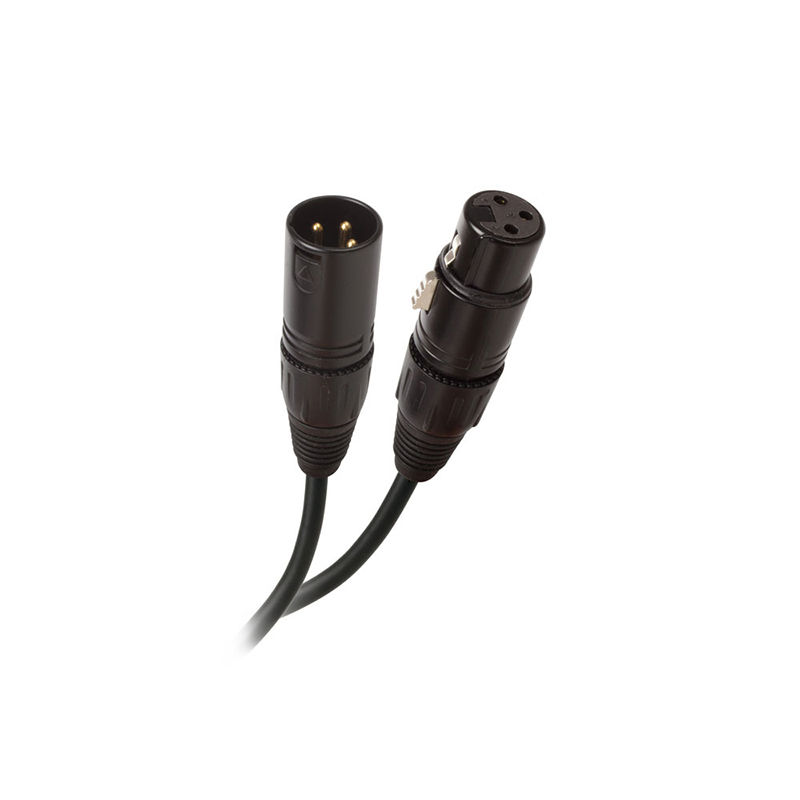 Binary™ 3P XLR Female to Male Cable with Gold Plated Contacts - 10 Ft (3 M)