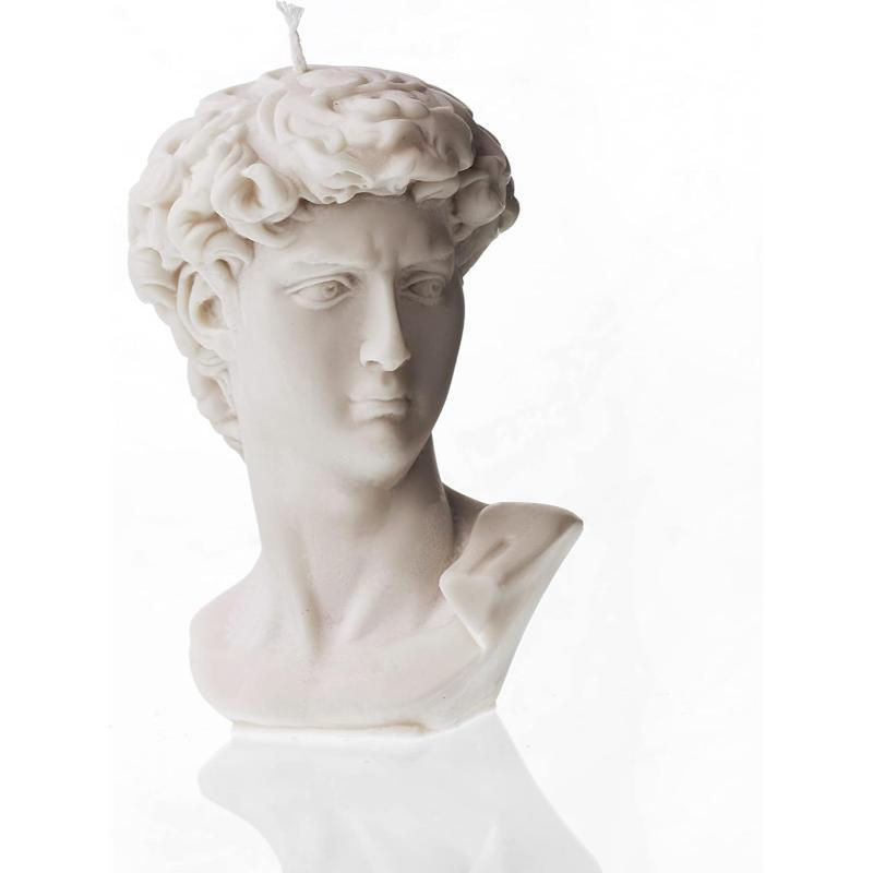 Handmade Soy Wax David Bust Candle
