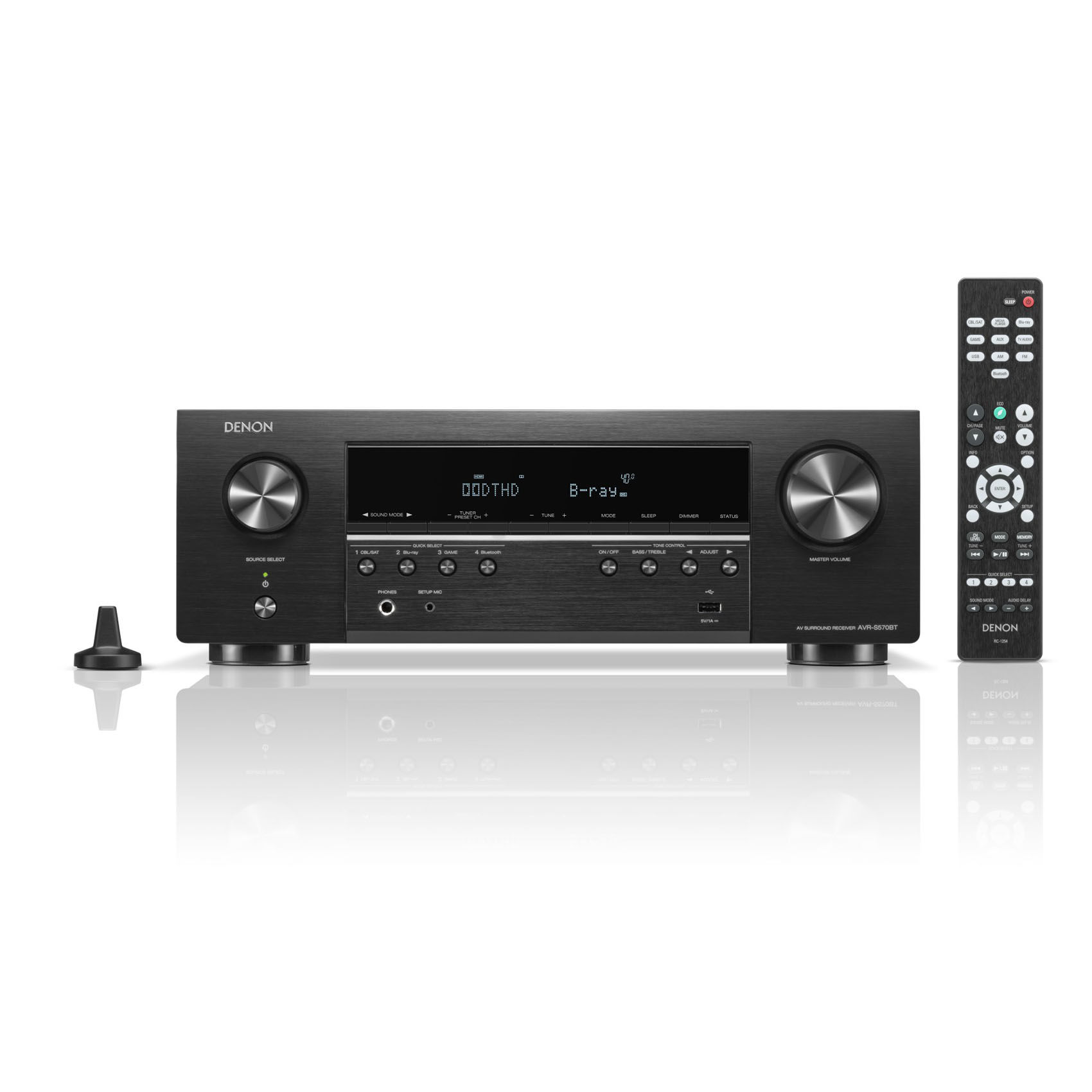 Denon AVR-S570BT 8K AV Receiver | 5.2 Channel x 130W