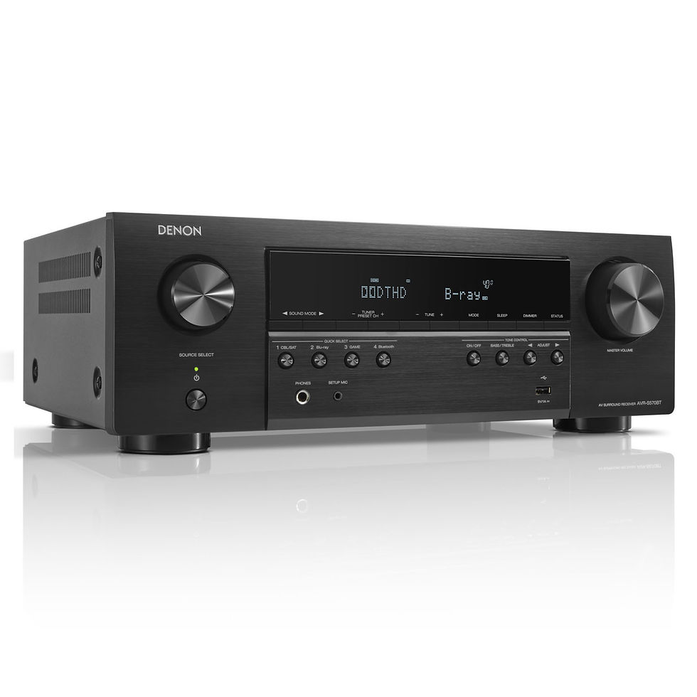 Thumbnail: Denon AVR-S570BT 8K AV Receiver | 5.2 Channel x 130W