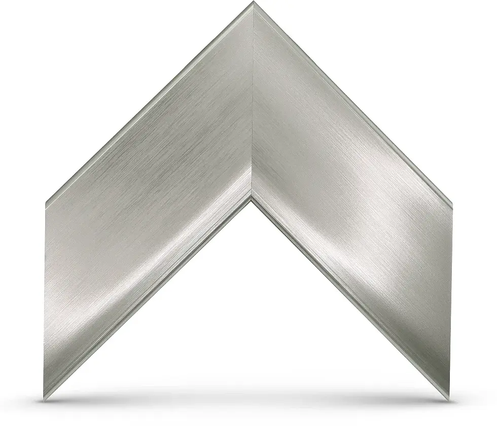 Thumbnail: Brushed Stainless Deco Frame