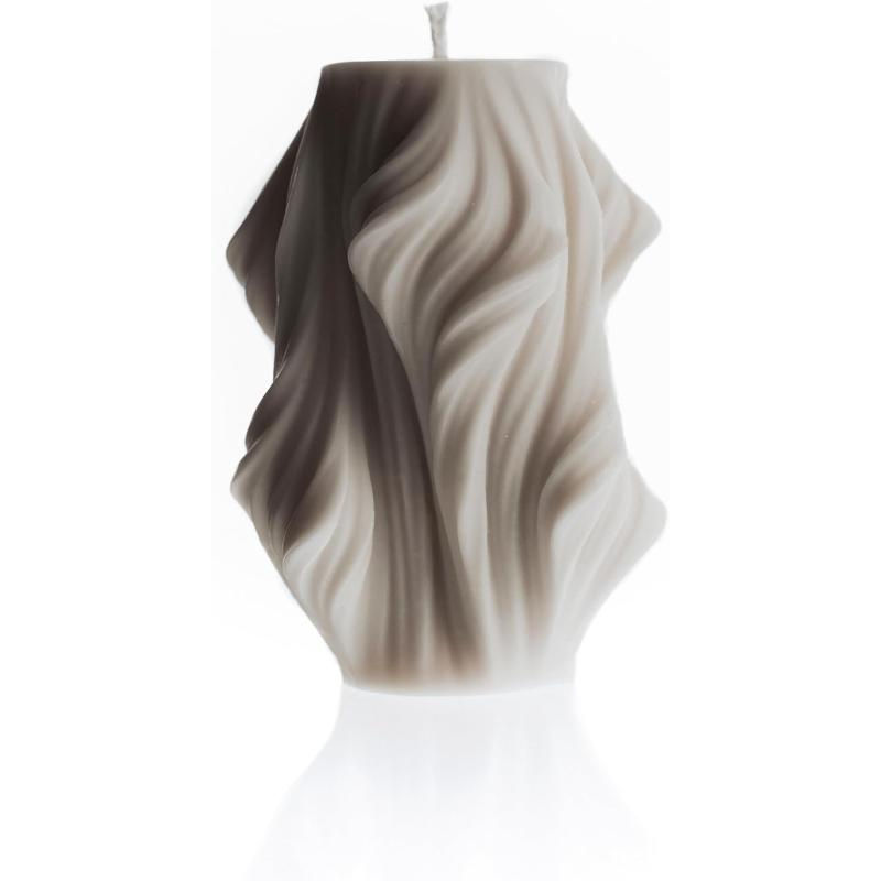 Handmade Cascading Wave Candle