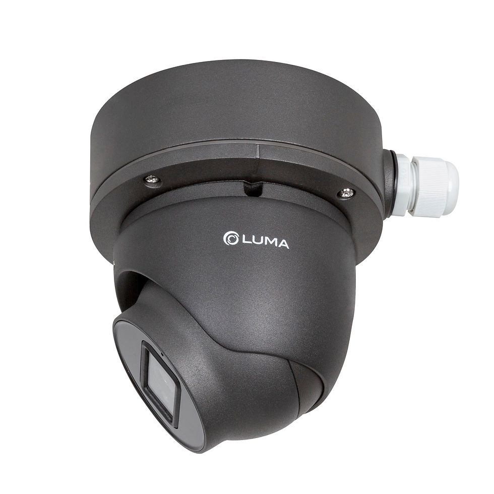 Luma X20 Fixed Turret & Bullet Extension Junction Box - Black