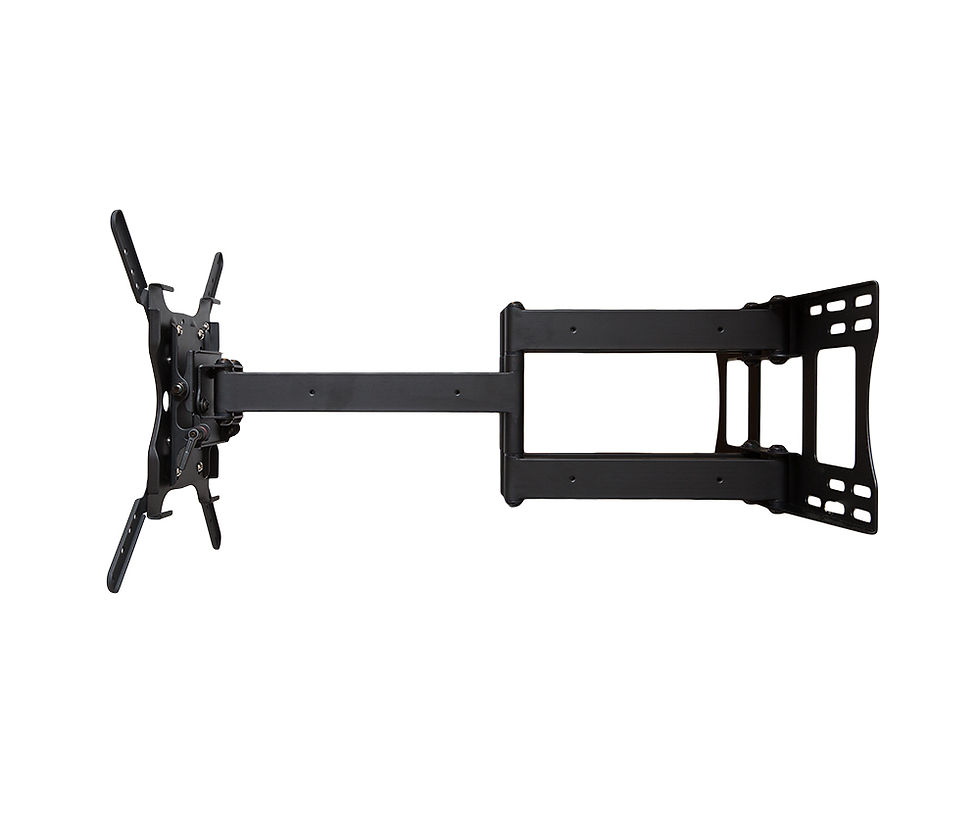 Thumbnail: SunBrite™ Single Arm Articulating Mount for 43"-65" Medium Displays (Black)