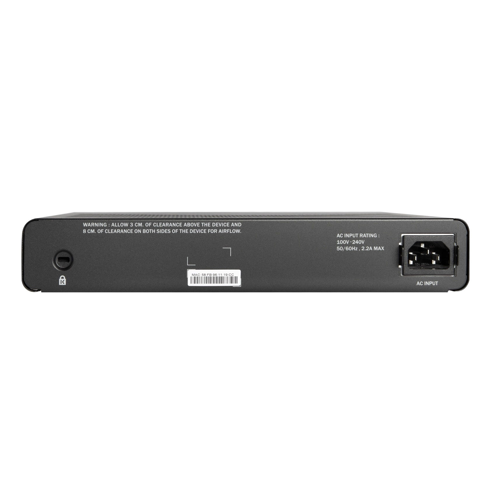 Access Networks ANX7150 Series Compact Network Switch PoE+ (12 Port - 124W) - 12