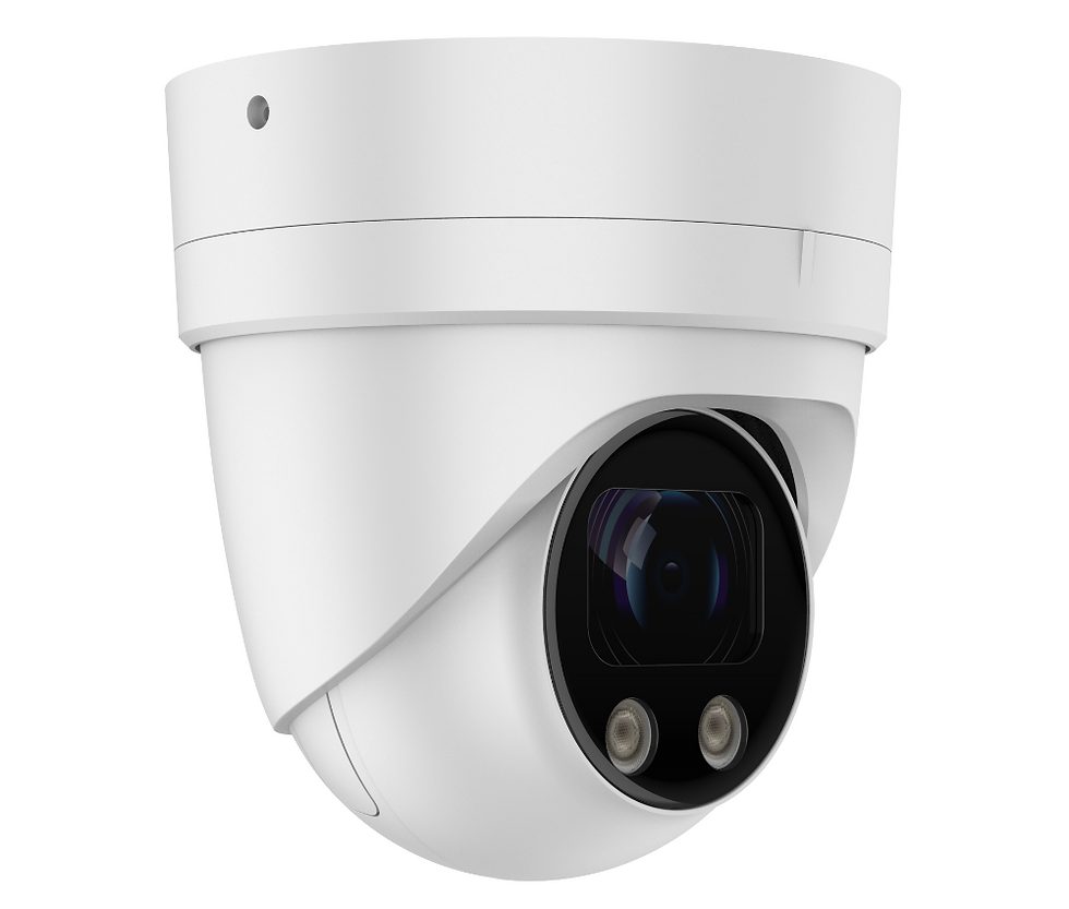 Thumbnail: ClareVision 4MP IP Varifocal Turret Camera | White