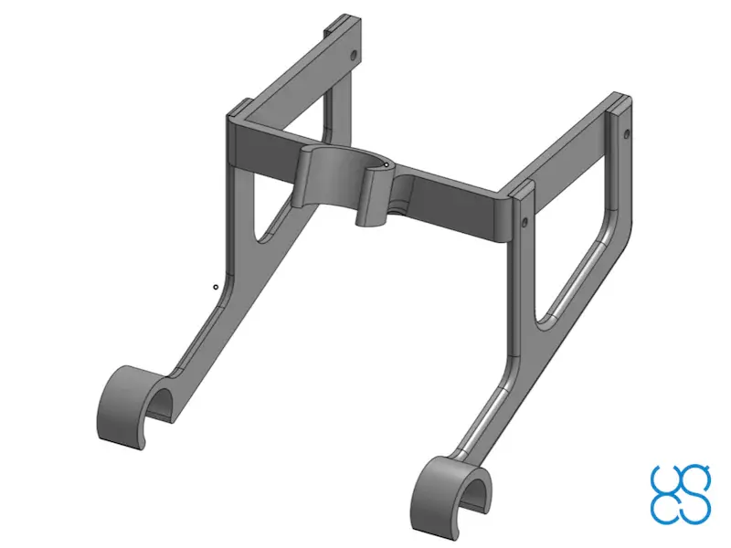 Laser Falcon methane detector mountings for DJI drones