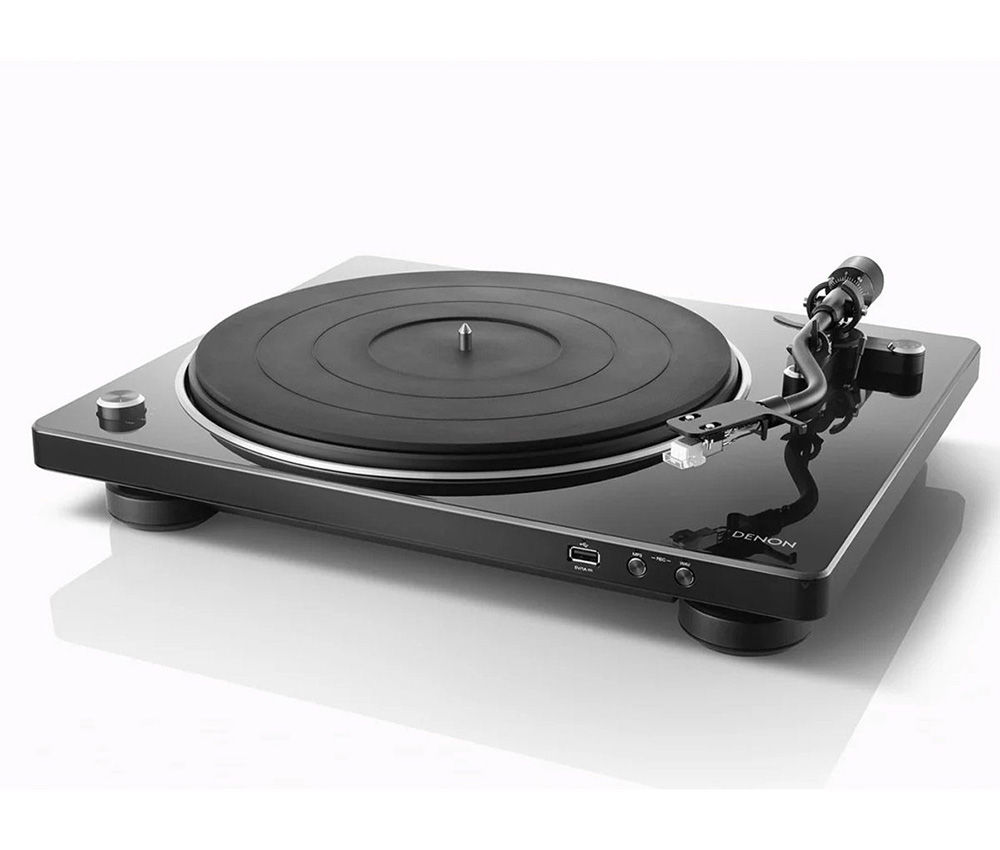 Denon Hi-Fi Turntable with USB Recording | Black