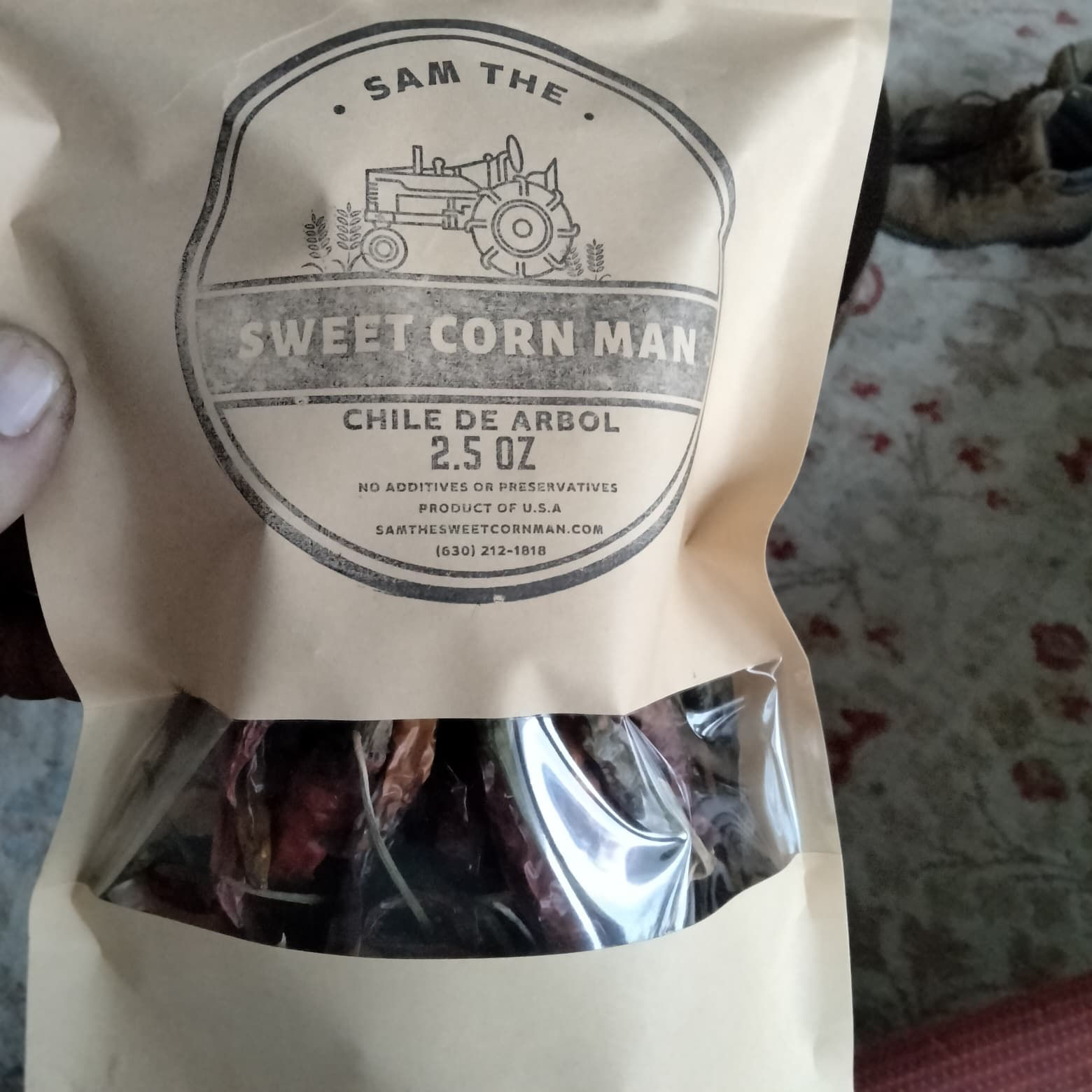 Chile de árbol 2.5 oz