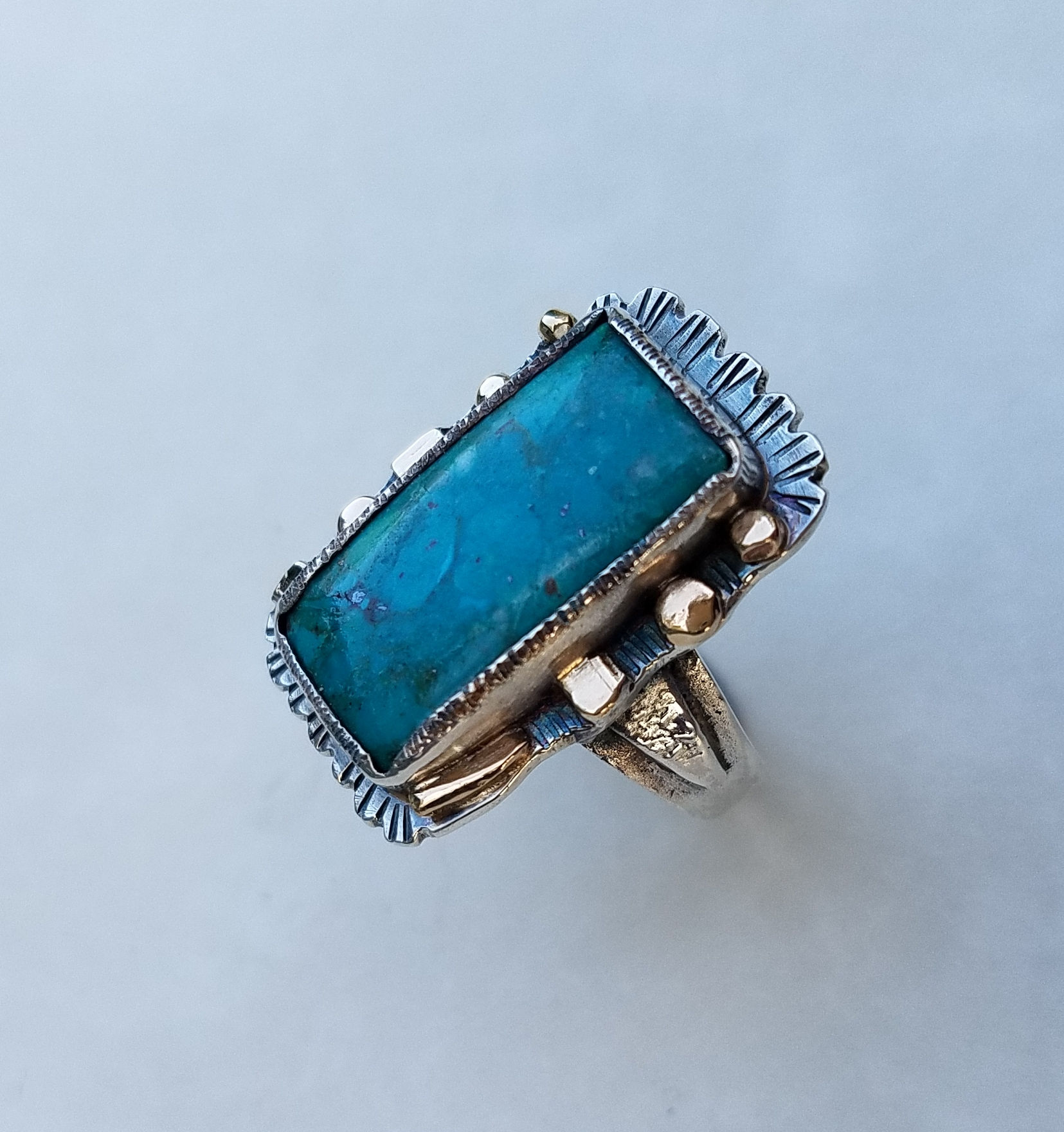 Chrysocola Statement Ring