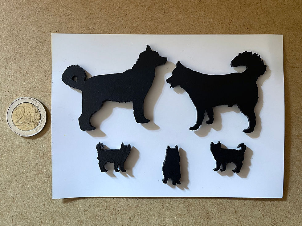 Miniature : MAGNETS - Chiens (différentes races)