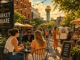 Knoxville Tennessee market square community culture, The Knox Realtor.
