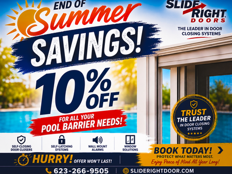 End Of Summer Savings! Don't Wait!