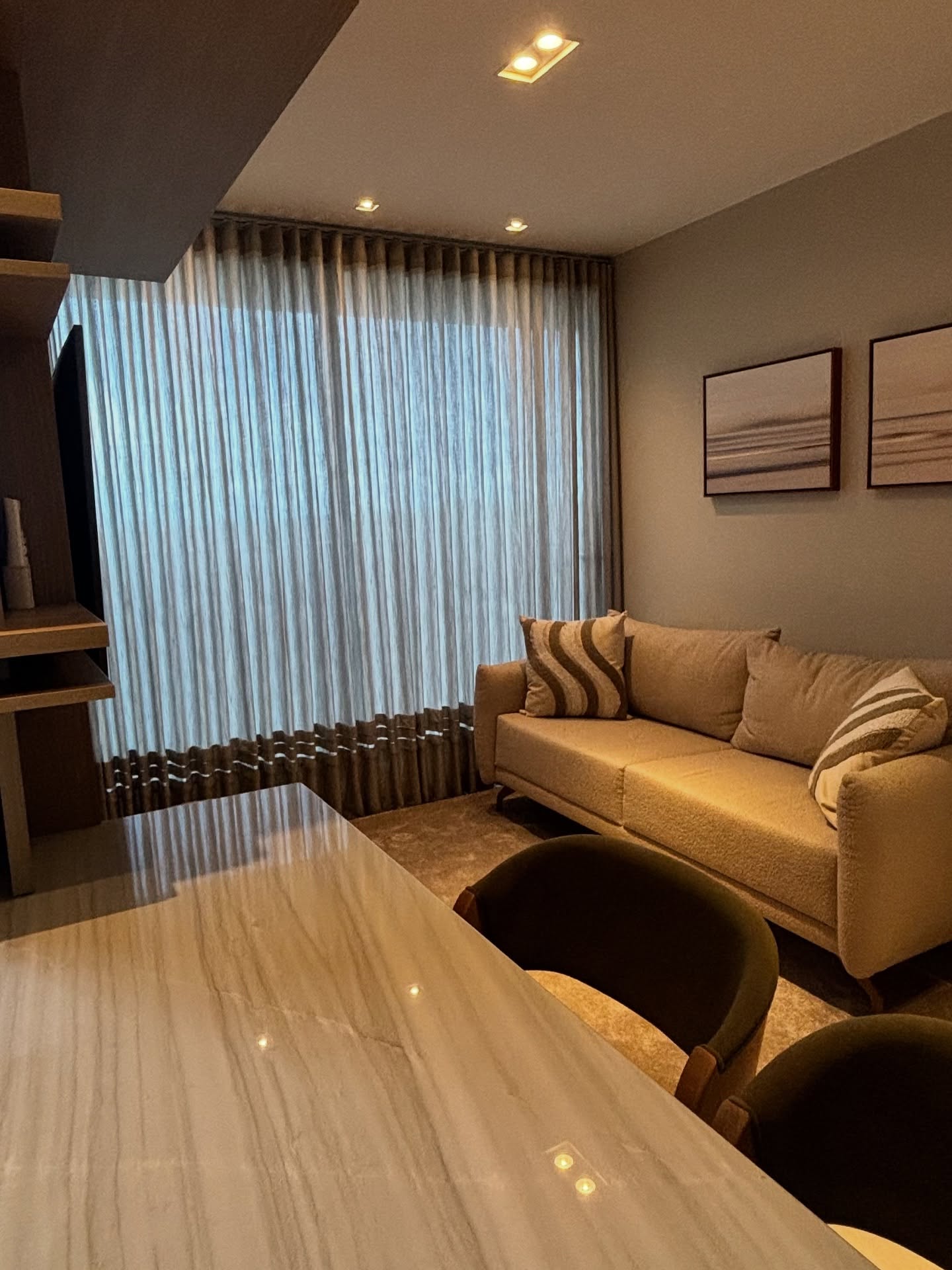 Projeto de cortina planejada sob medida Finesse Decor 1