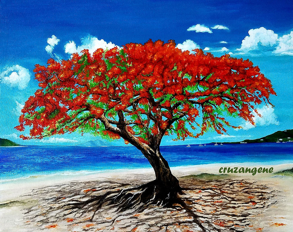 Flamboyant Tree SOLD