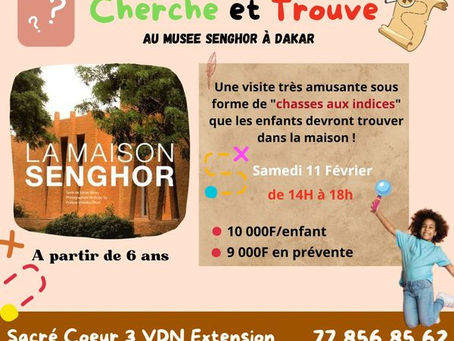 SORTIE CHASSE AUX INDICES AU MUSEE SENGHOR