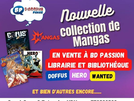 Nouvelle collection Mangas de BD PASSION DAKAR