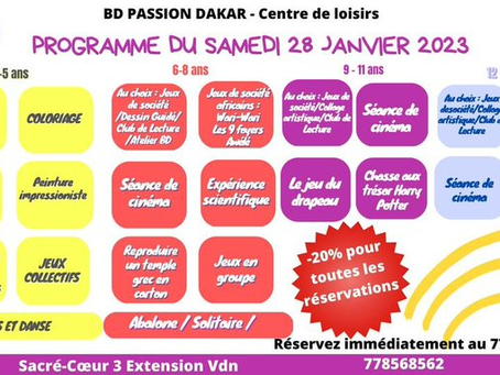  Programme du samedi 28 janvier 2023