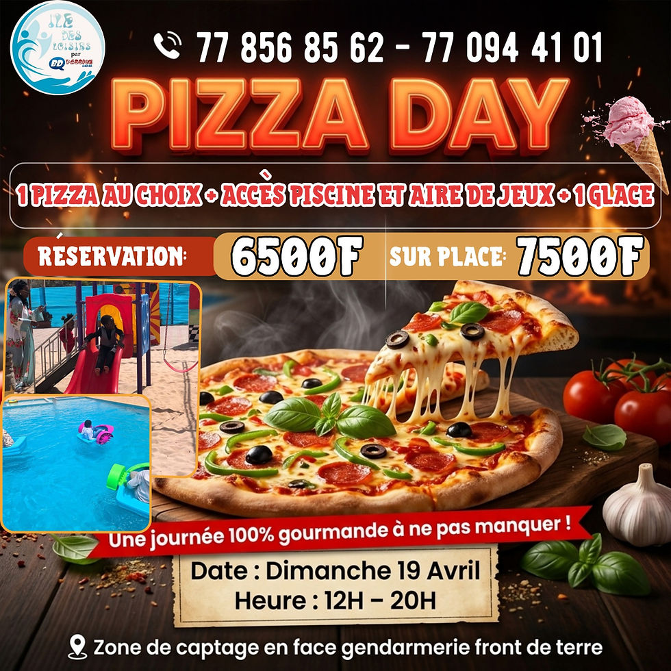 🍕 Pizza Day : Une journée gourmande et fun à l’Île des Loisirs !