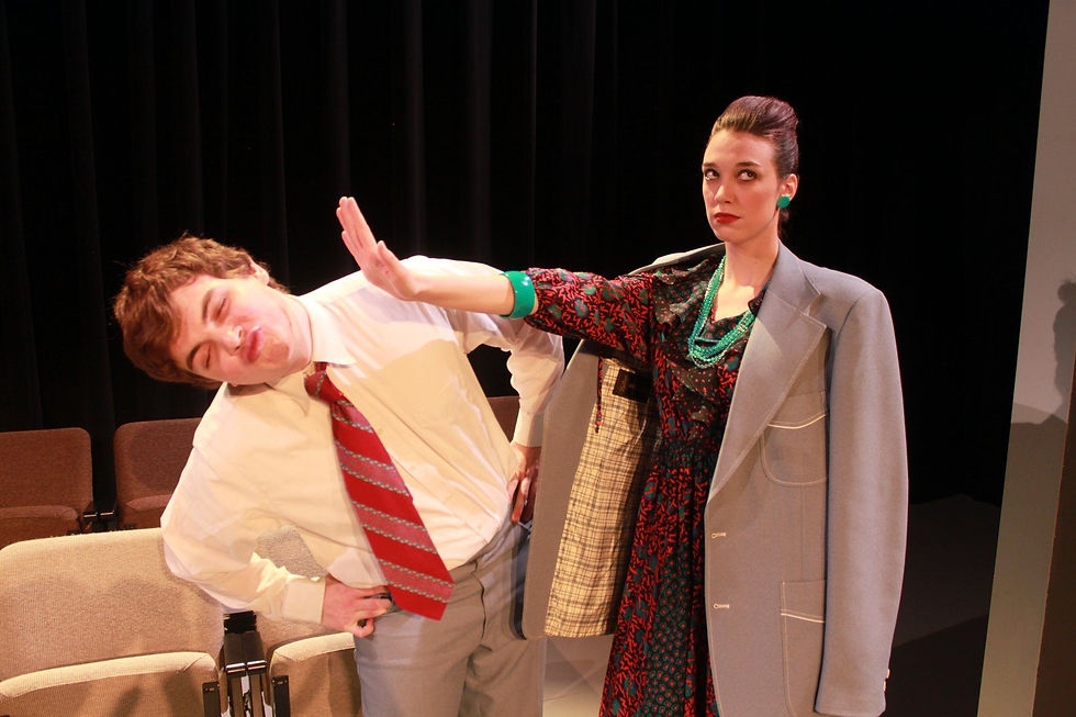 Stanley Locker (Eric Redmon) and Margaret Locker (Jen Glynn)