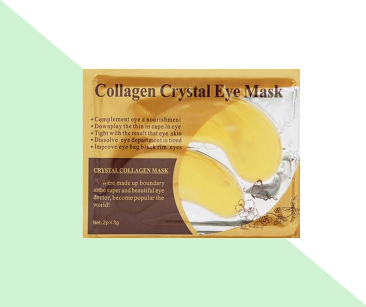 Mascarilla para ojos de colágeno