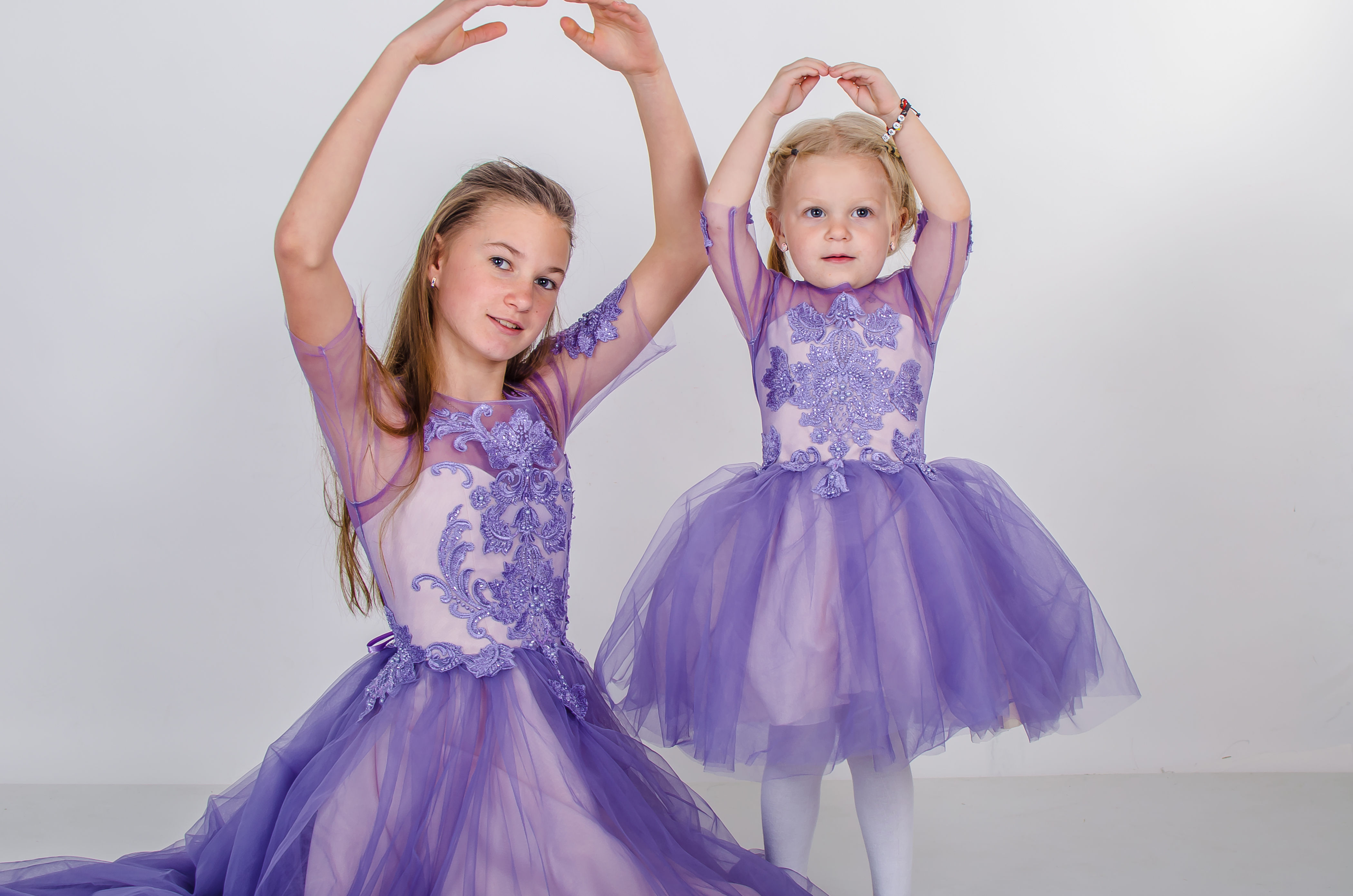 Платье "Фиалка" на рост от 80см до 145см