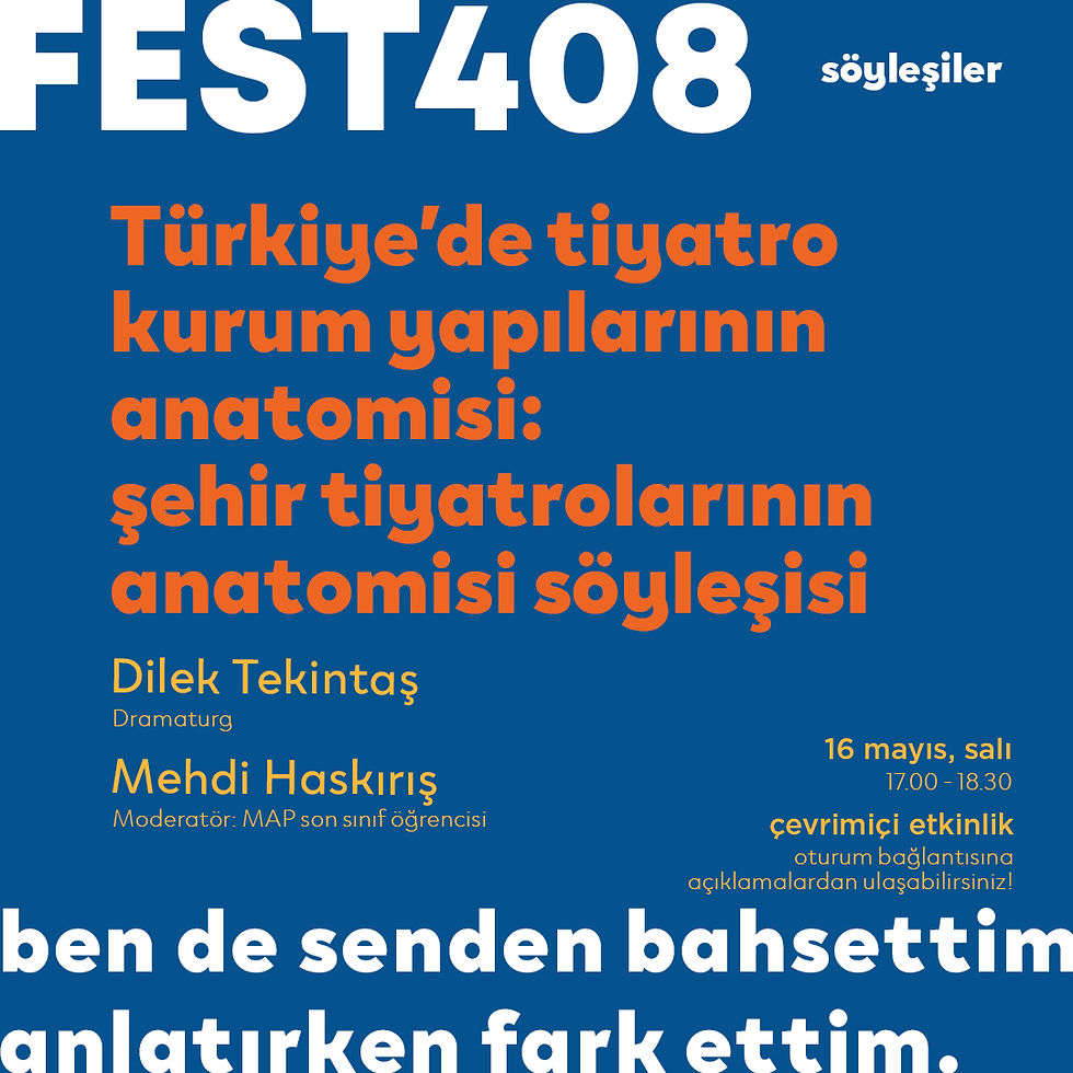 Şehir Tiyatrolarının Anatomisi
