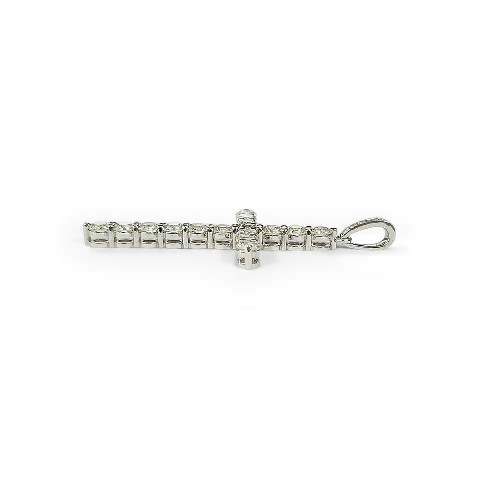 Solitaire Diamond Cross - Large
