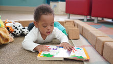 Baby with a book