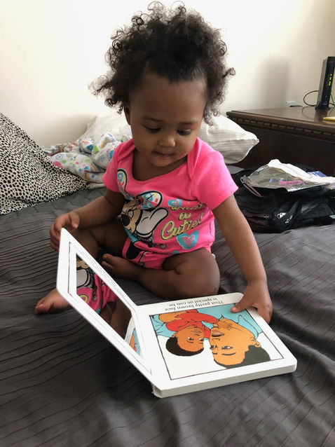 Child with book