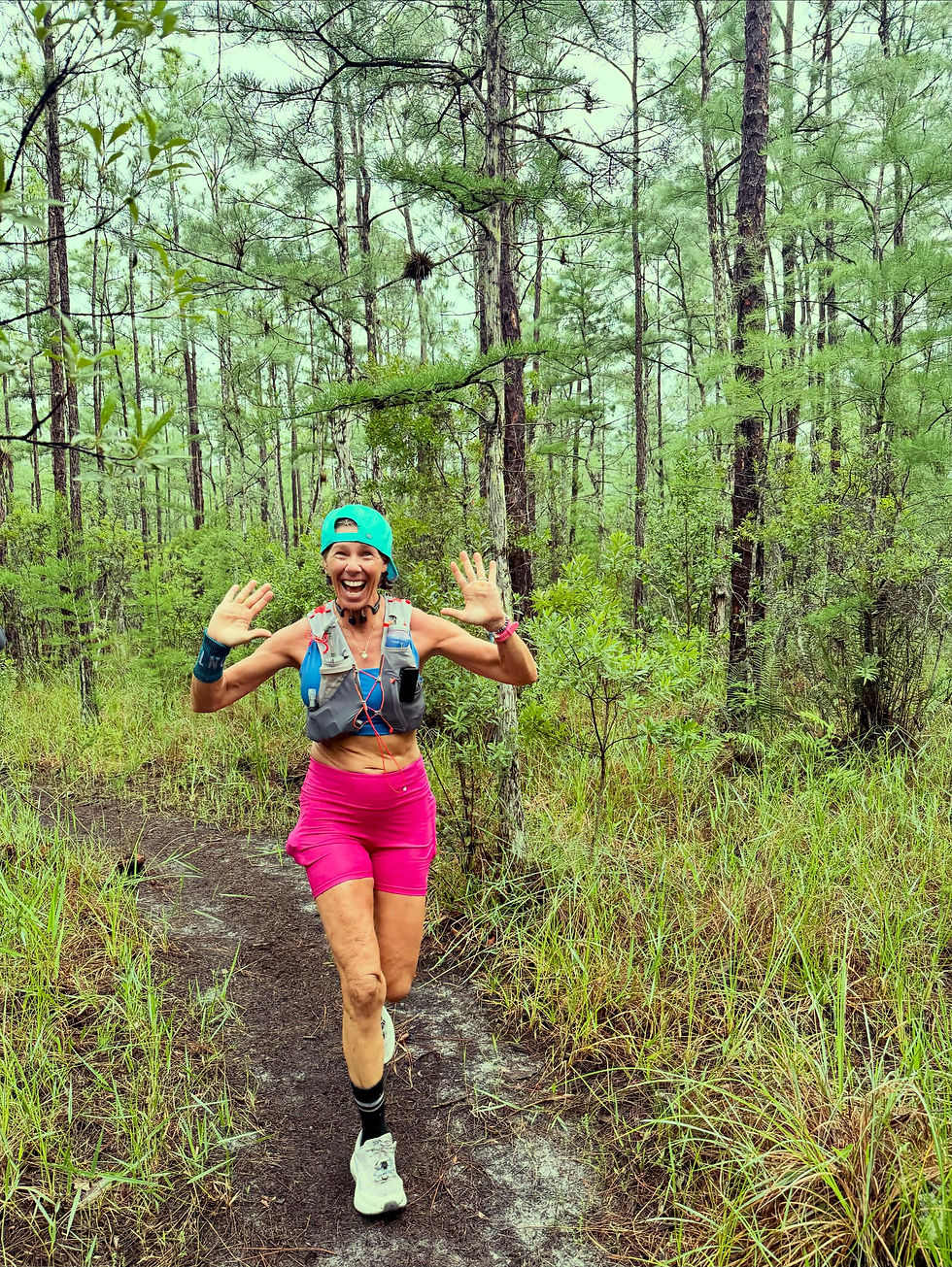 Female winner at Lake To Ocean Jenny Lee Eisenman