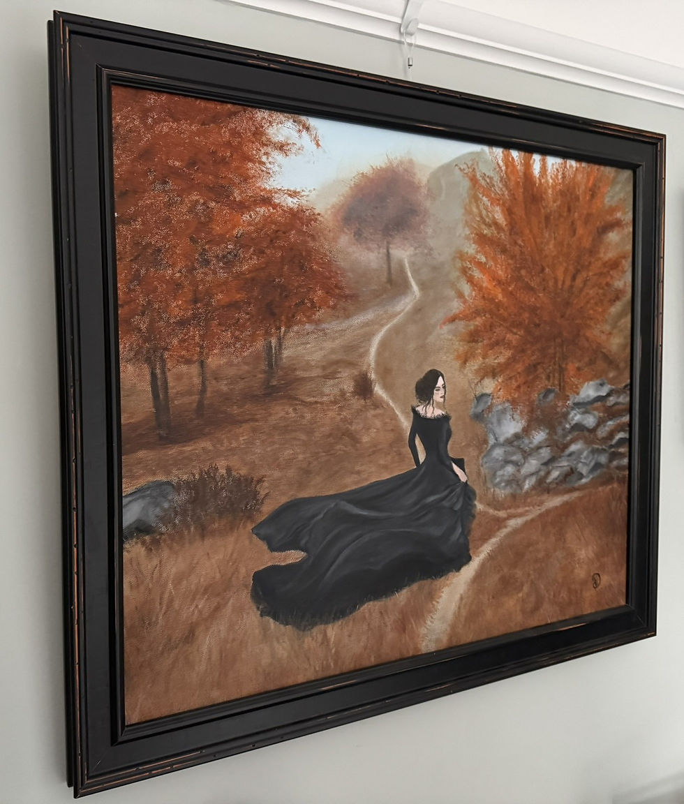 Thumbnail: Ashes of October - Original Oil on Canvas