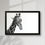 Thumbnail: Charcoal and graphite drawing of a giraffe, focusing on the head and upper neck. The artwork captures the distinctive patterns of the giraffe's coat, the texture of its fur, and the gentle expression on its face. The detailed rendering emphasizes the giraffe's unique features, such as its ossicones and long neck.