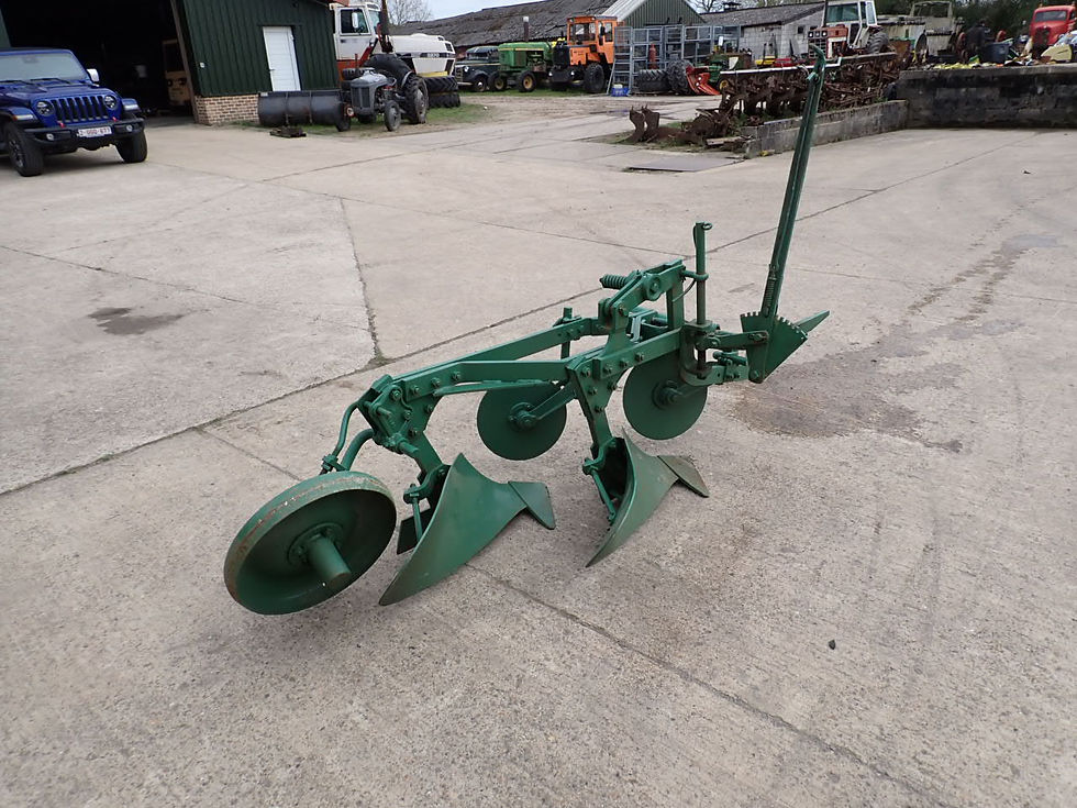 Thumbnail: John Deere  2 Bottom plow for M or similar tractor