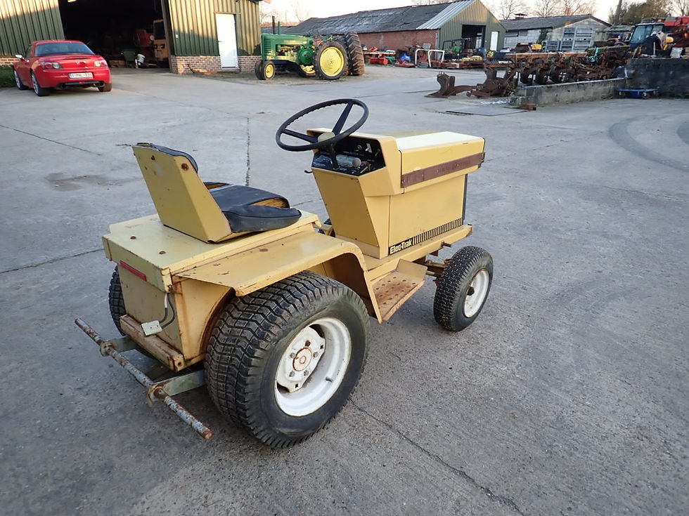 Miniature : General Electric Tractor  Elec-Trak E16 36V