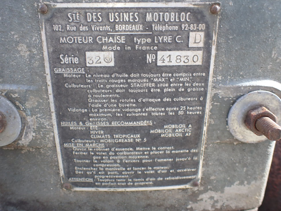 Thumbnail: Kiva Mower with Chaise engine 1958