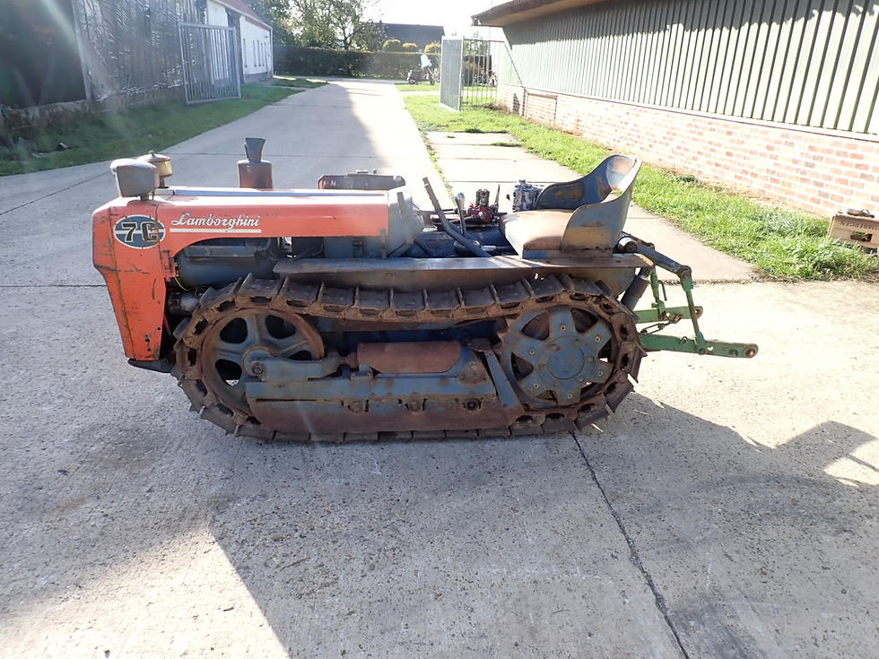 Miniatura: Lamborghini 7C Vineyard Diesel Crawler tractor with linkage 1966