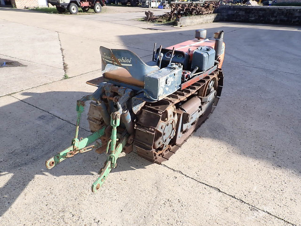 Miniatura: Lamborghini 7C Vineyard Diesel Crawler tractor with linkage 1966