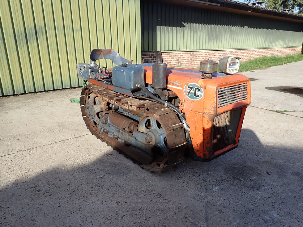 Miniatura: Lamborghini 7C Vineyard Diesel Crawler tractor with linkage 1966