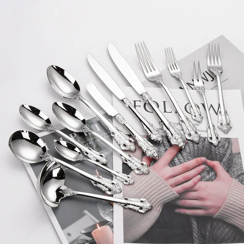 Vintage Camusso Peru Sterling Silver Flatware 7 Pieces