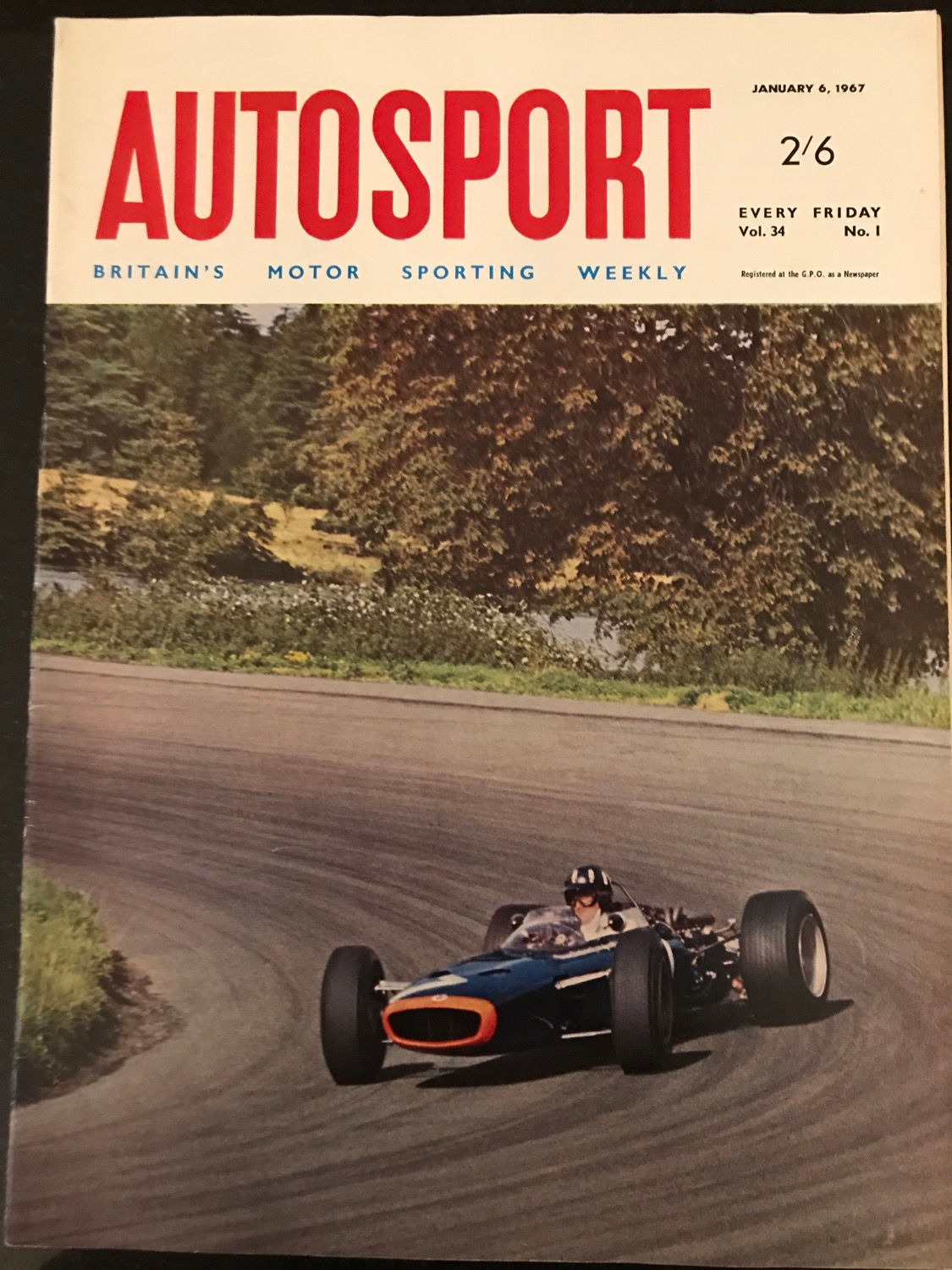 Autosport 6 January 1967 Rodriguez Cooper Maserati wins South African F1 GP 