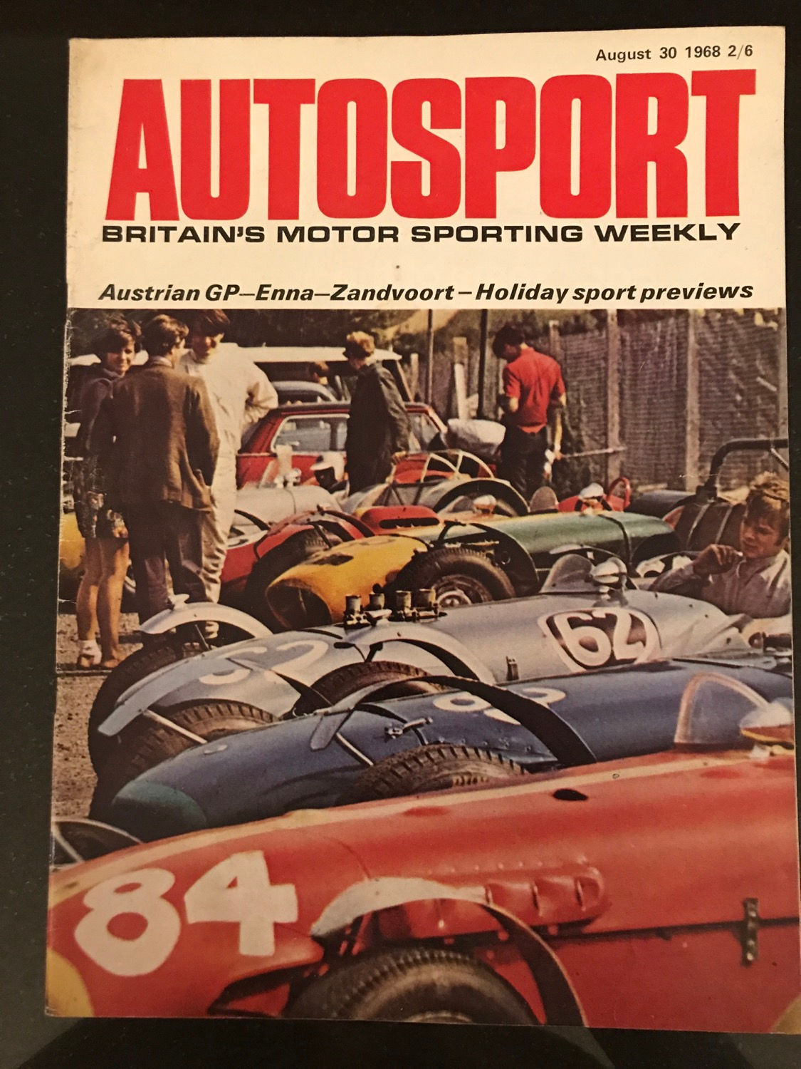 Autosport 30 August 1968 Rindt wins Enna F2 Siffert Porsche  Austrian GP 