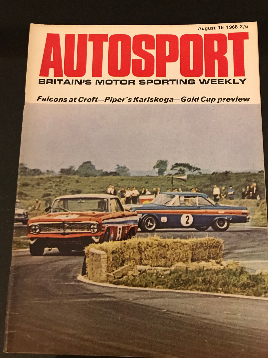 Autosport 16 August 1968 test Alfa Romeo 1750 GTV Piper Ferrari wins Karlskoga  