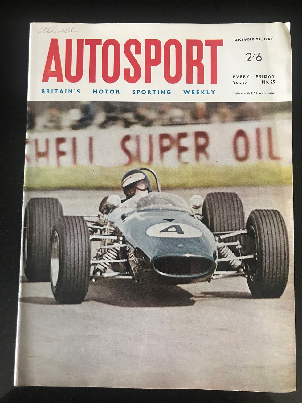 Autosport 22 December 1967 Season review Formula 2 test  Petrol v Steam Palmer 