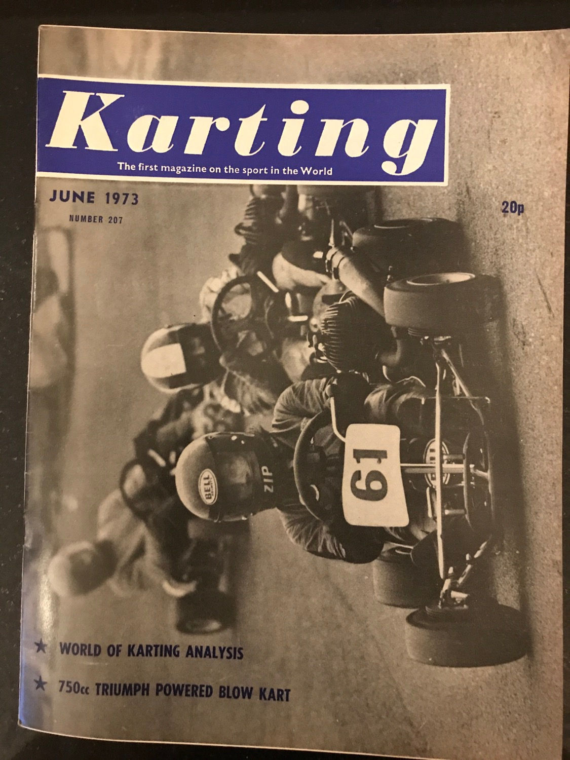 Karting Magazine Kart June 1973 Blyton Jersey Hong Kong GP Burtonwood Craig