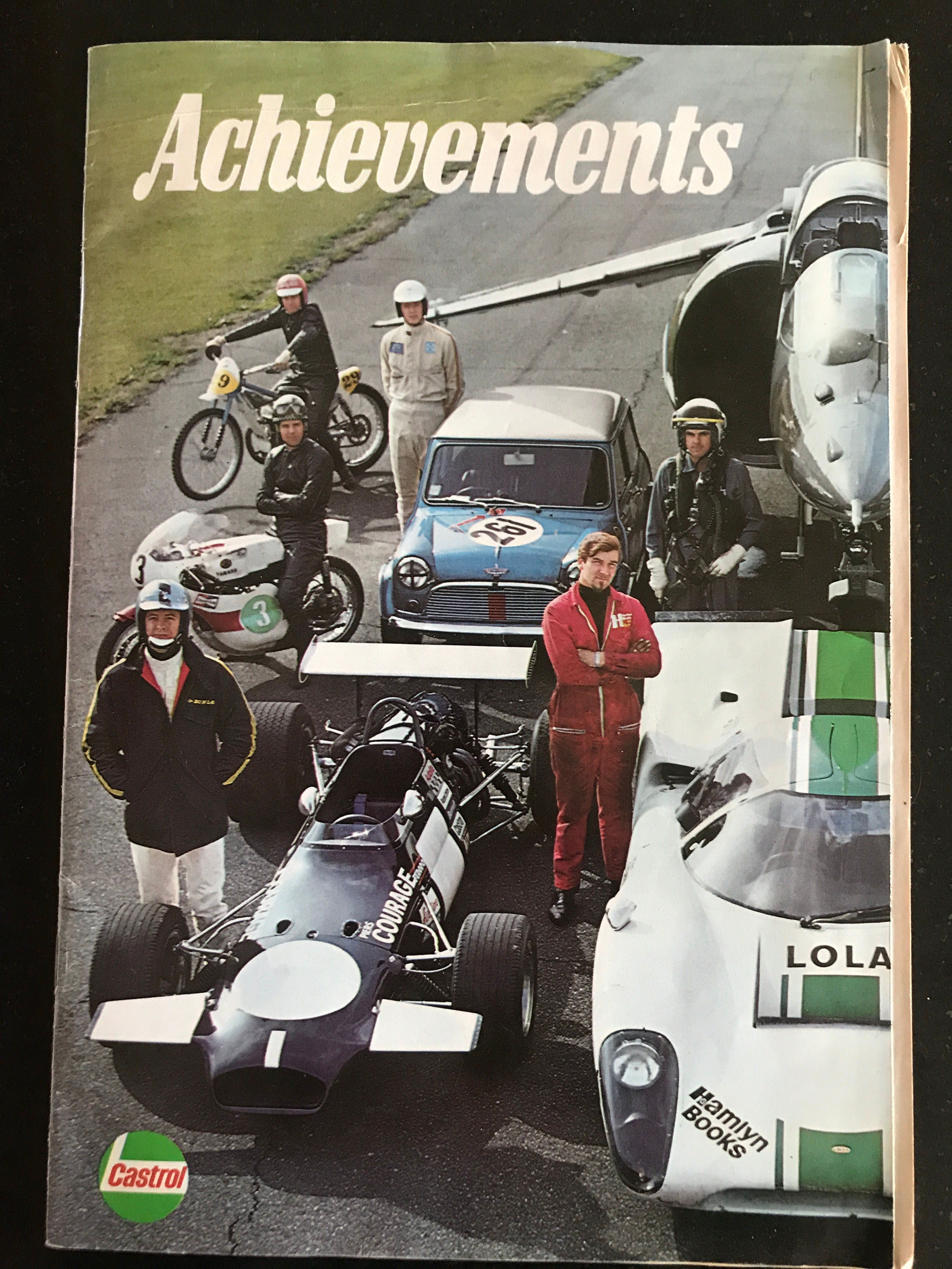 Castrol Achievements Booklet 1969 Courage Williams F1 team Surtees F5000