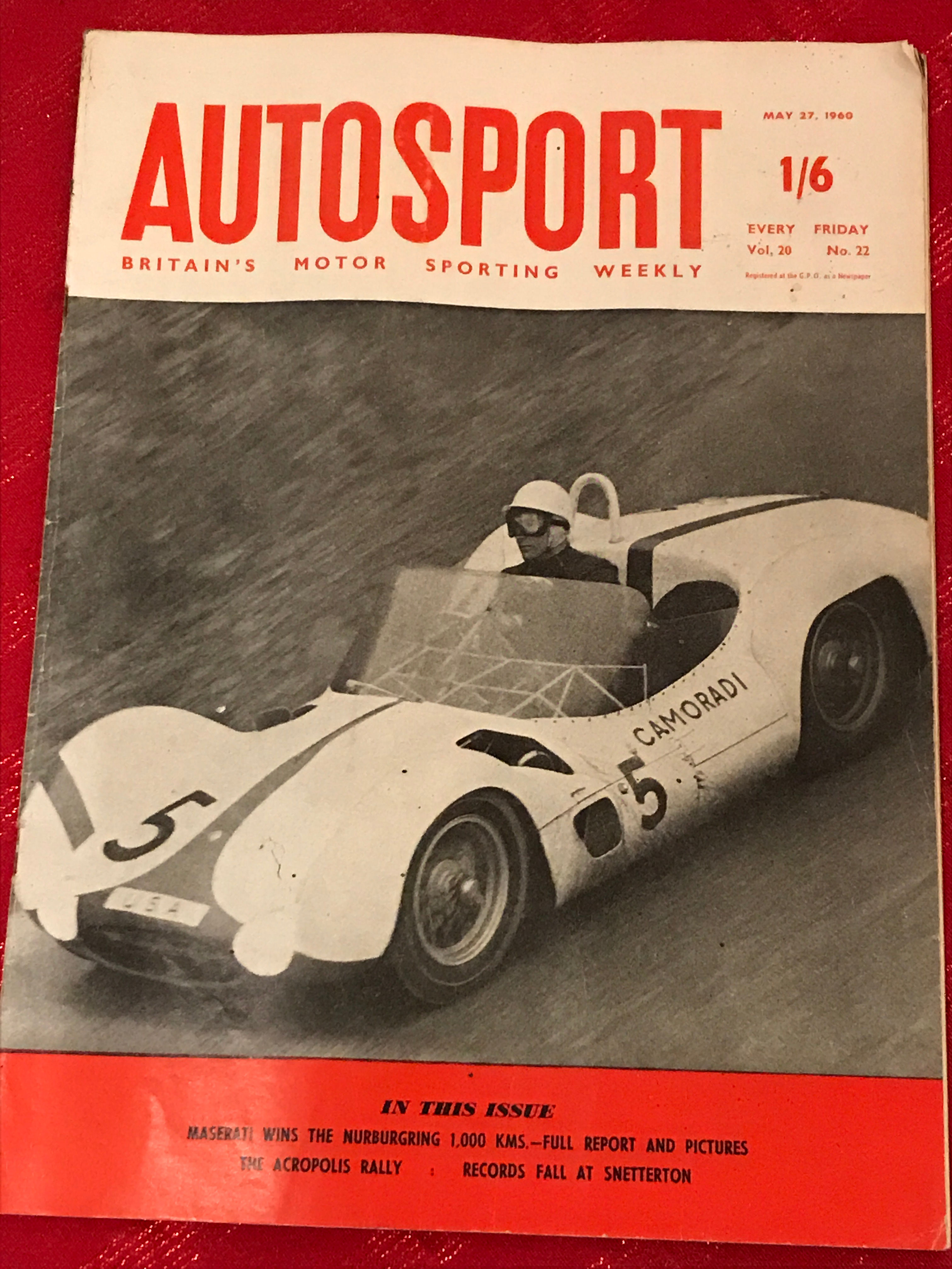 Autosport 27 May 1960 Maserati Wins Nurburgring 1000km Acropolis Rally