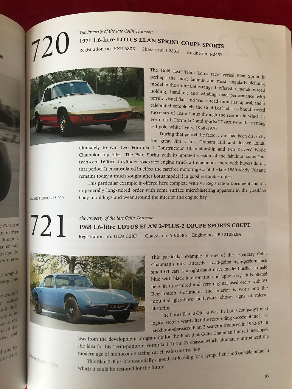 Thumbnail: Brooks Auction Catalogue 84 Goodwood June 1998 Cars Formula 1 Automobilia Sports