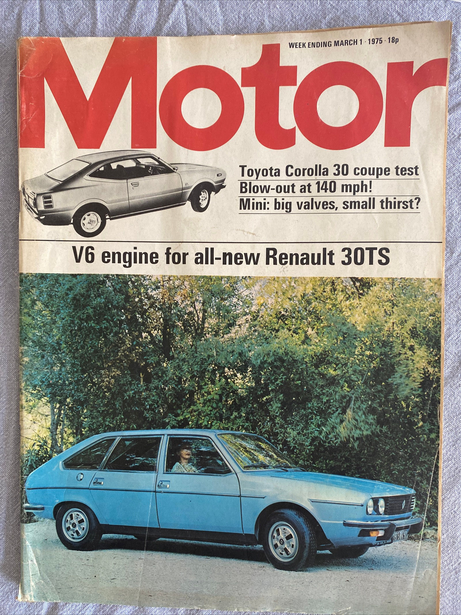 Motor magazine 14 November 1973 Test Toyota Crown RAC Rally Preview Stag Estate
