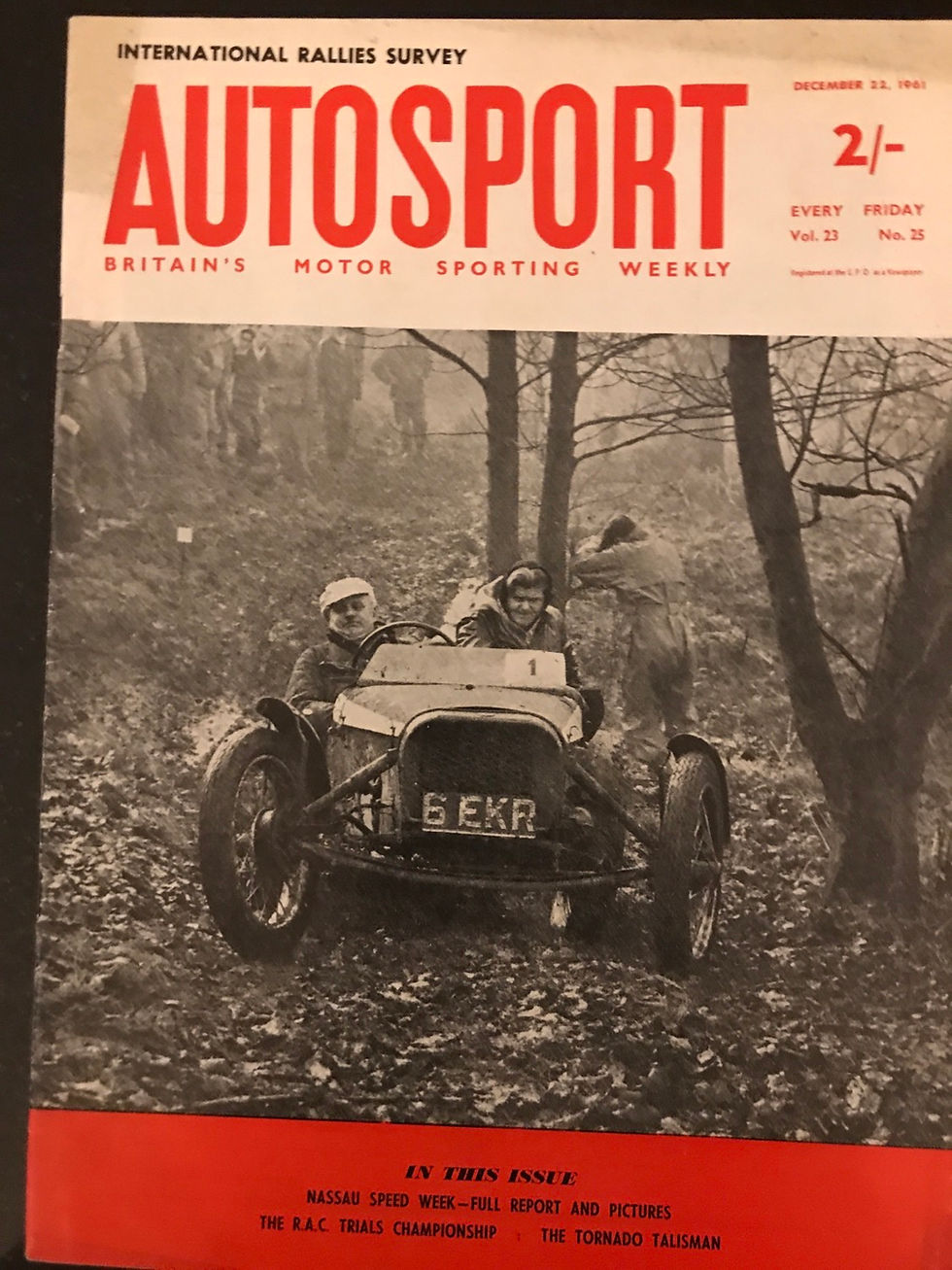 Thumbnail: Autosport 22 December 1961 test 1896 Lutzmann Tornado Talisman Formula Junior 
